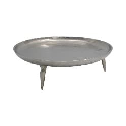 Platou Silver din Aluminiu D35x10cm