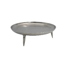 Platou Silver din Aluminiu D28x10cm