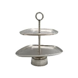 Etajera Silver din Alumininu 42x35x45cm