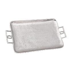 Platou Silver din Aluminiu 41x21x4cm