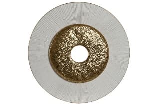 Decoratiune White Golden din Metal D70x4cm