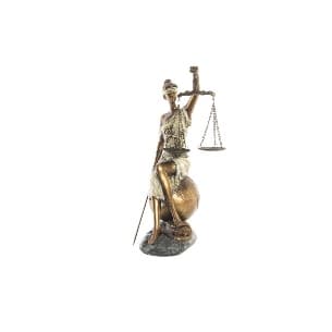 Figurina Lady Justice Copper din Rasina 17x15x35cm