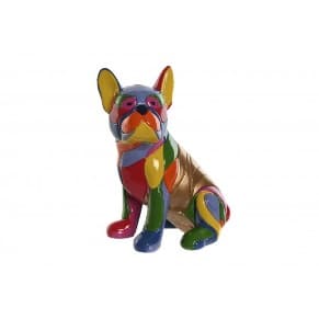 Figurina Multicolor Dog din Rasina 16x12x21cm
