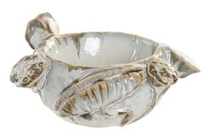 Vaza White Beige Lotus din Ceramica 28x25x13cm