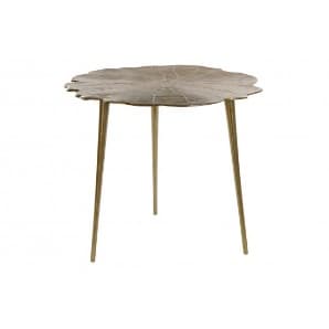 Masa Golden Leaf din Aluminiu D62x54cm