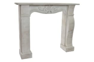 Cadru Semineu Antique White din Lemn 123x27x105cm