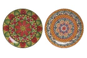 Platou Multicolor din Ceramica D27x3cm