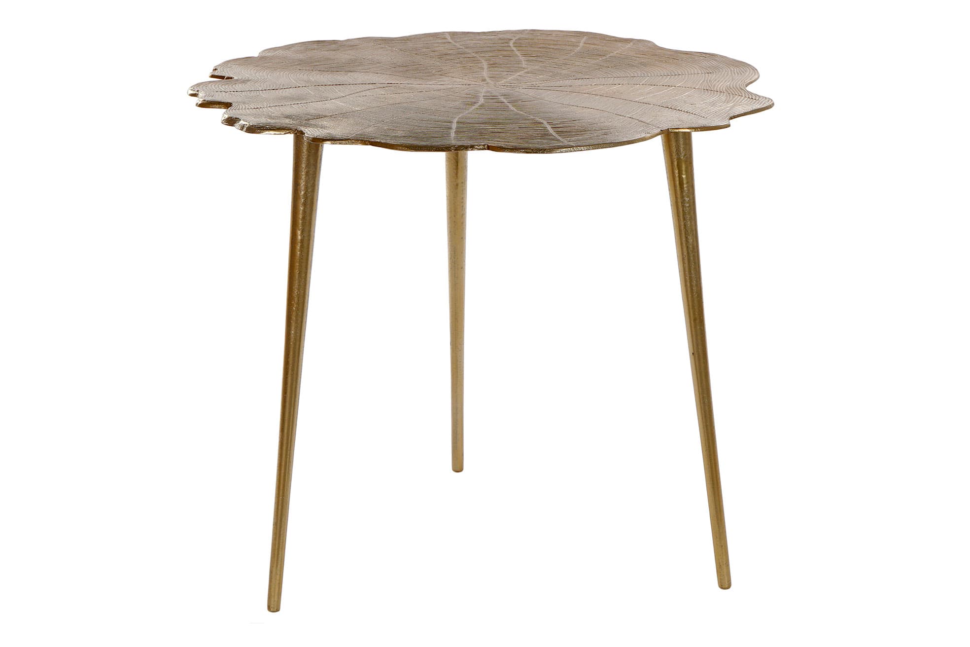 Masa Golden Leaf din Aluminiu D62x54cm