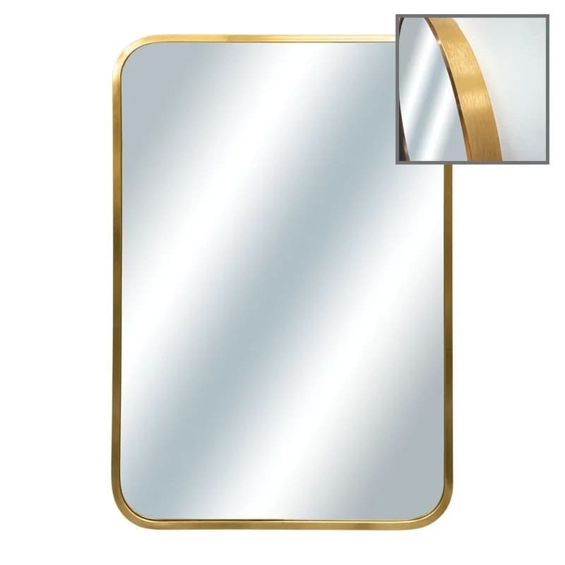 Oglinda Gold din Aluminiu 60x80x4cm
