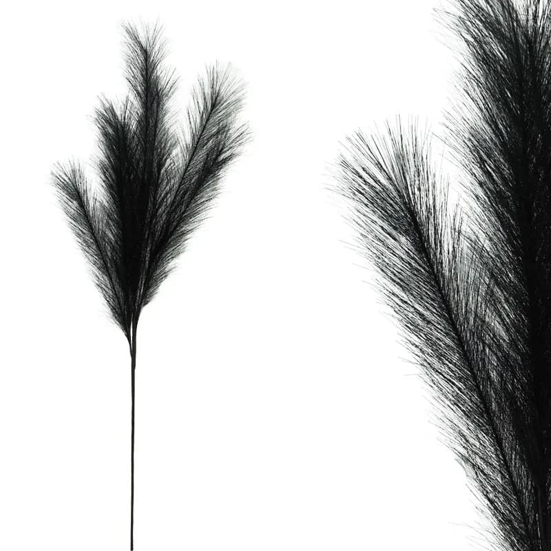 Pampas Artificial Negru 115cm