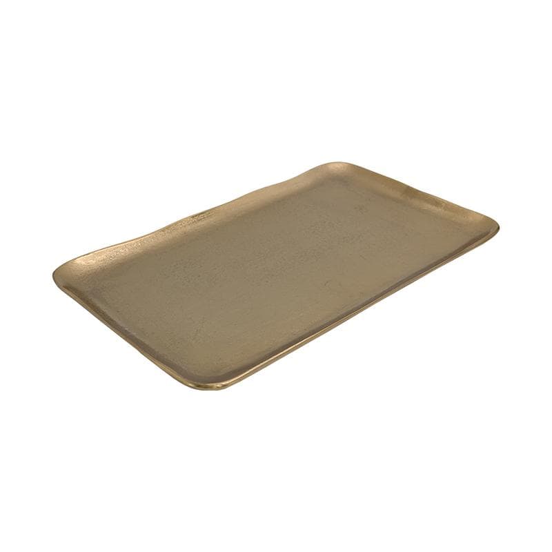 Platou Golden din Aluminiu 36x22x2cm