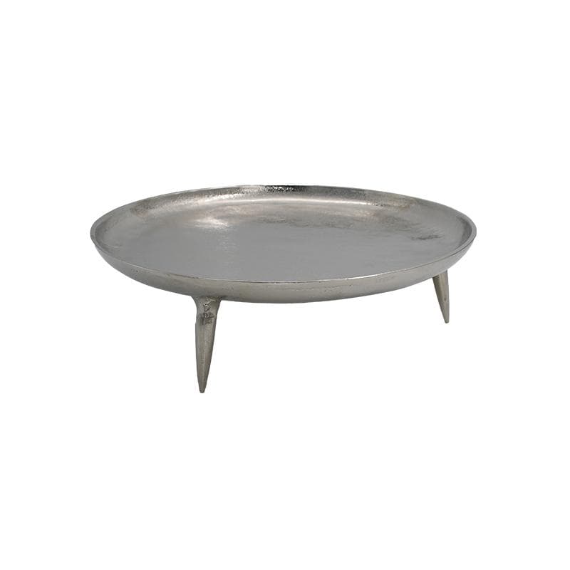 Platou Silver din Aluminiu D28x10cm