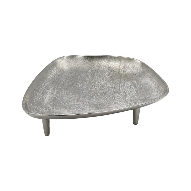 Platou Silver din Aluminiu D34x28x7cm