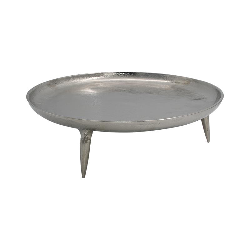 Platou Silver din Aluminiu D35x10cm
