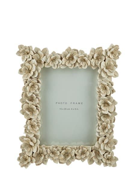 Rama Beige Flowers din Rasina 15x20cm