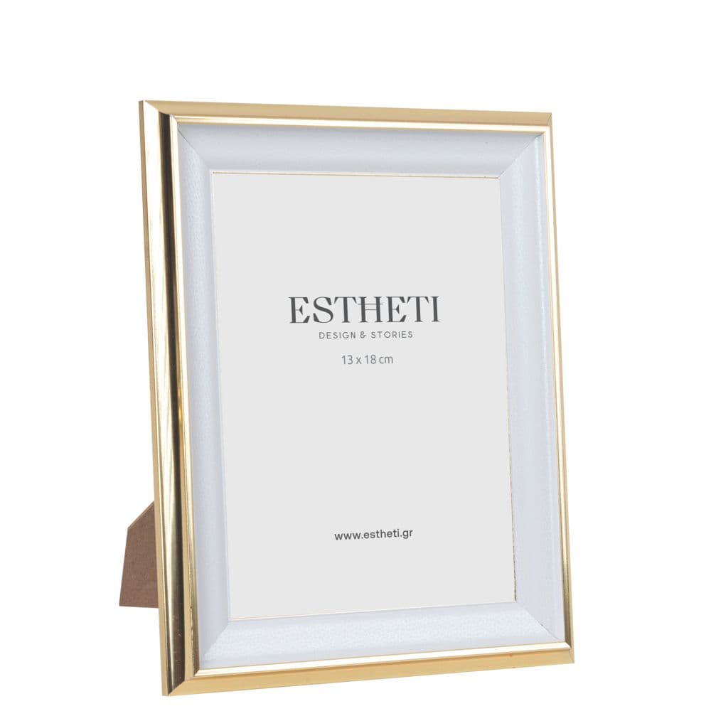 Rama White Gold din Plastic 13x18cm
