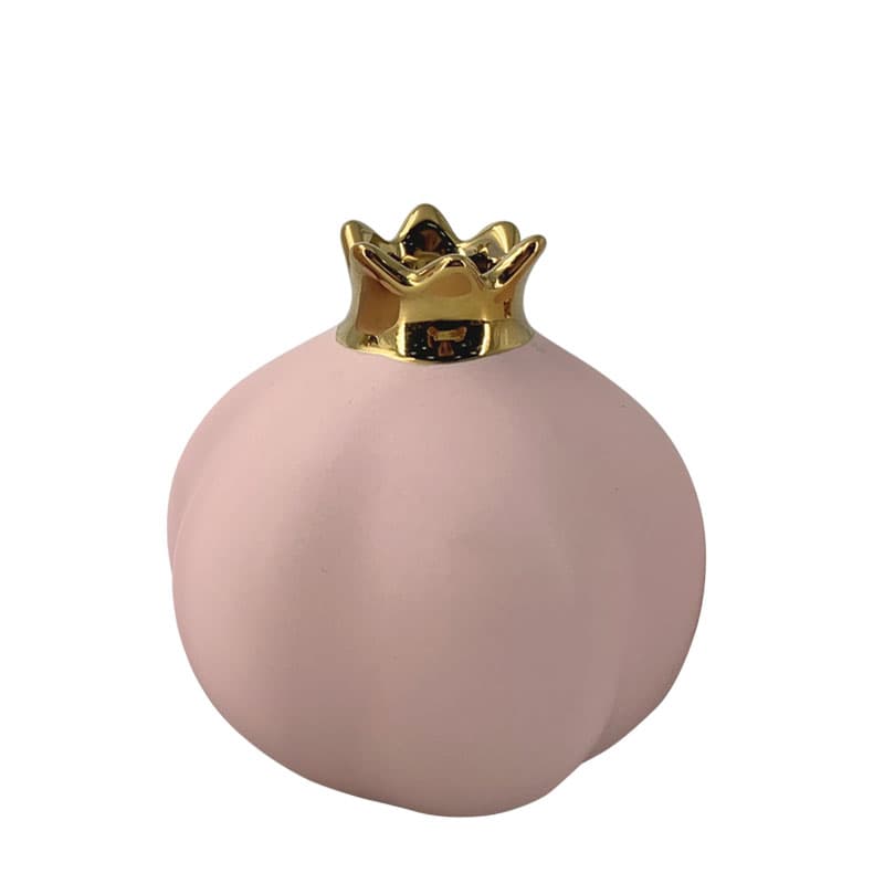Rodie Decorativa Pink din Ceramica D9x10cm