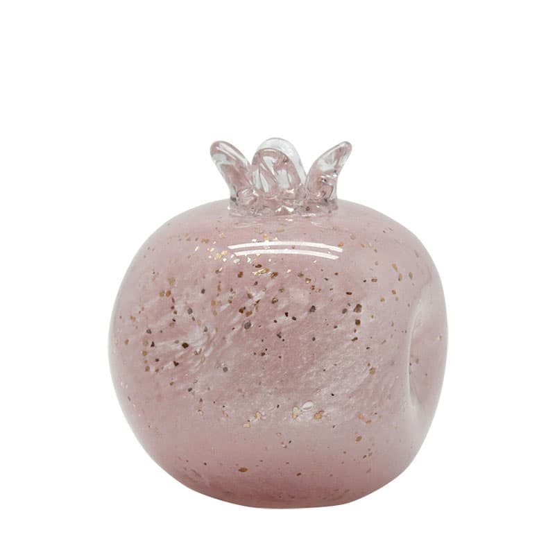 Rodie Decorativa Pink din Sticla D9x11cm