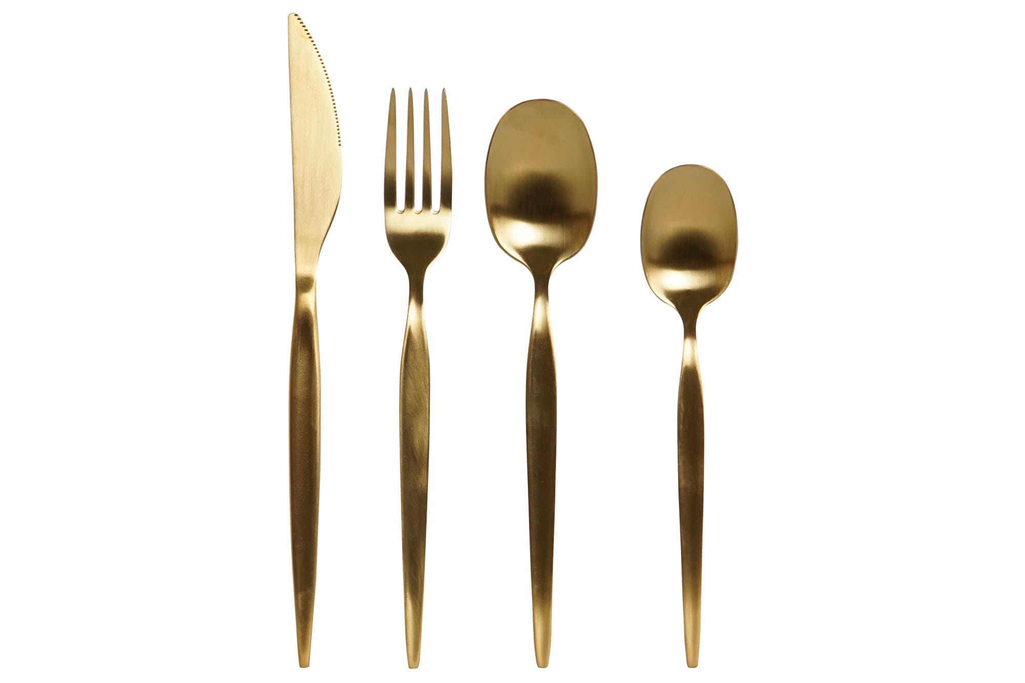 Set 24 Tacamuri Golden din Inox