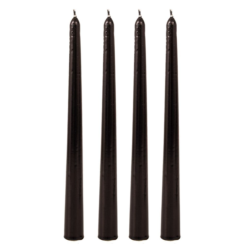Set 4 Lumanari Black din Ceara 25cm