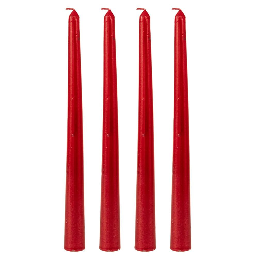 Set 4 Lumanari Red din Ceara 25cm