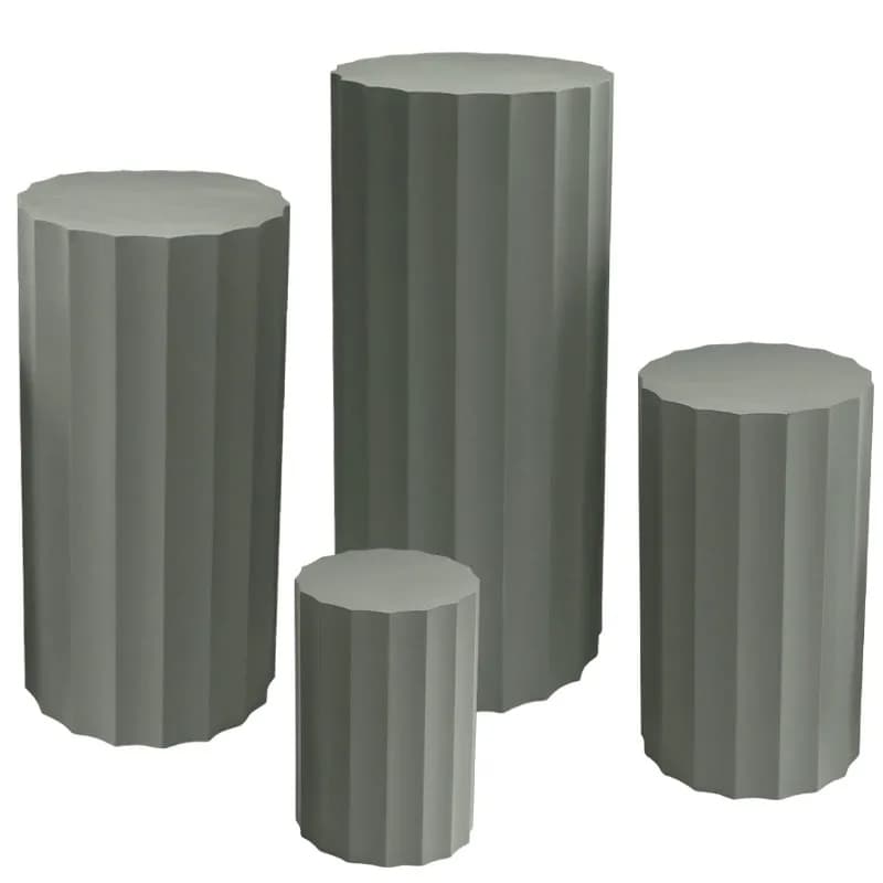 Set 4 Suporturi Mint Green din Lemn D39x81cm