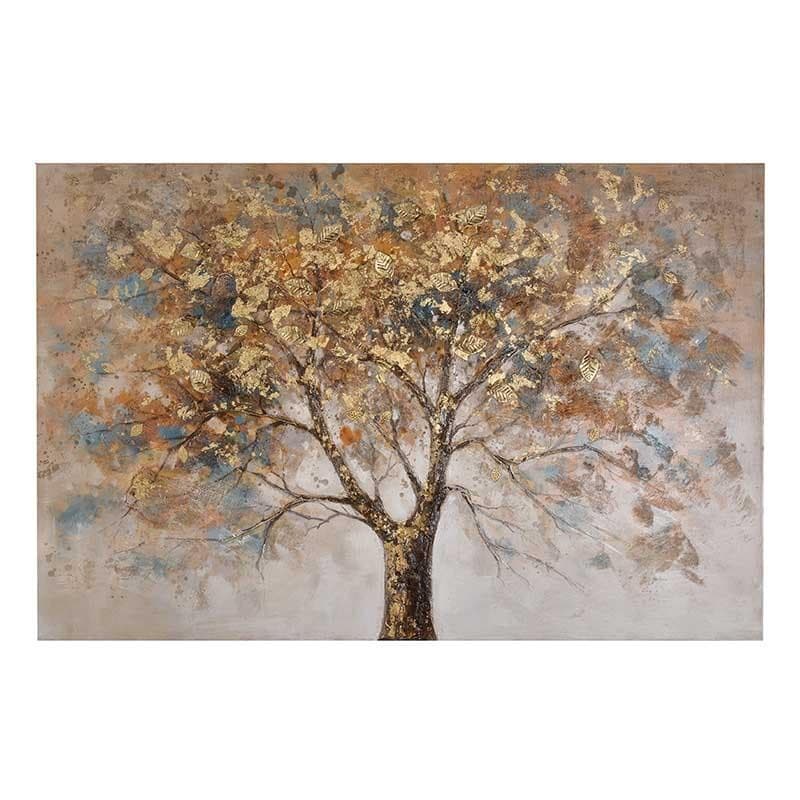 Tablou cu Peisaj de Toamna Pictat 150x4x100cm