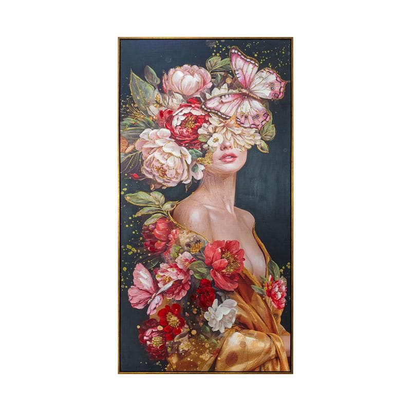 Tablou Female Flowers 70x4x140cm