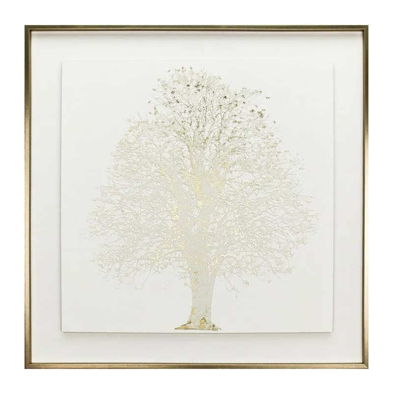 Tablou Golden Tree 80x80cm