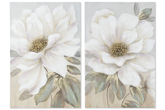 Tablou White Poppy Flower 60x3x90cm