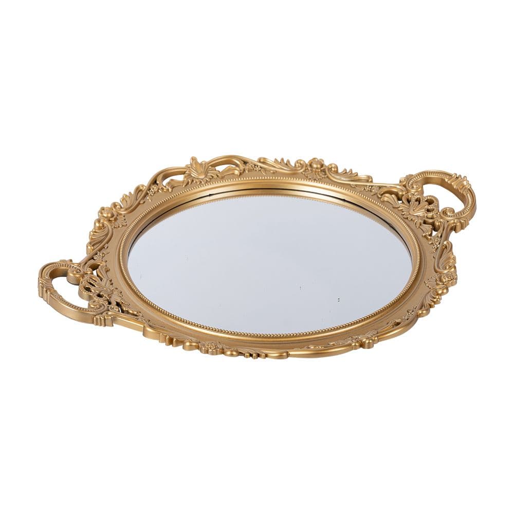 Tava Gold din Plastic cu Oglinda D40cm