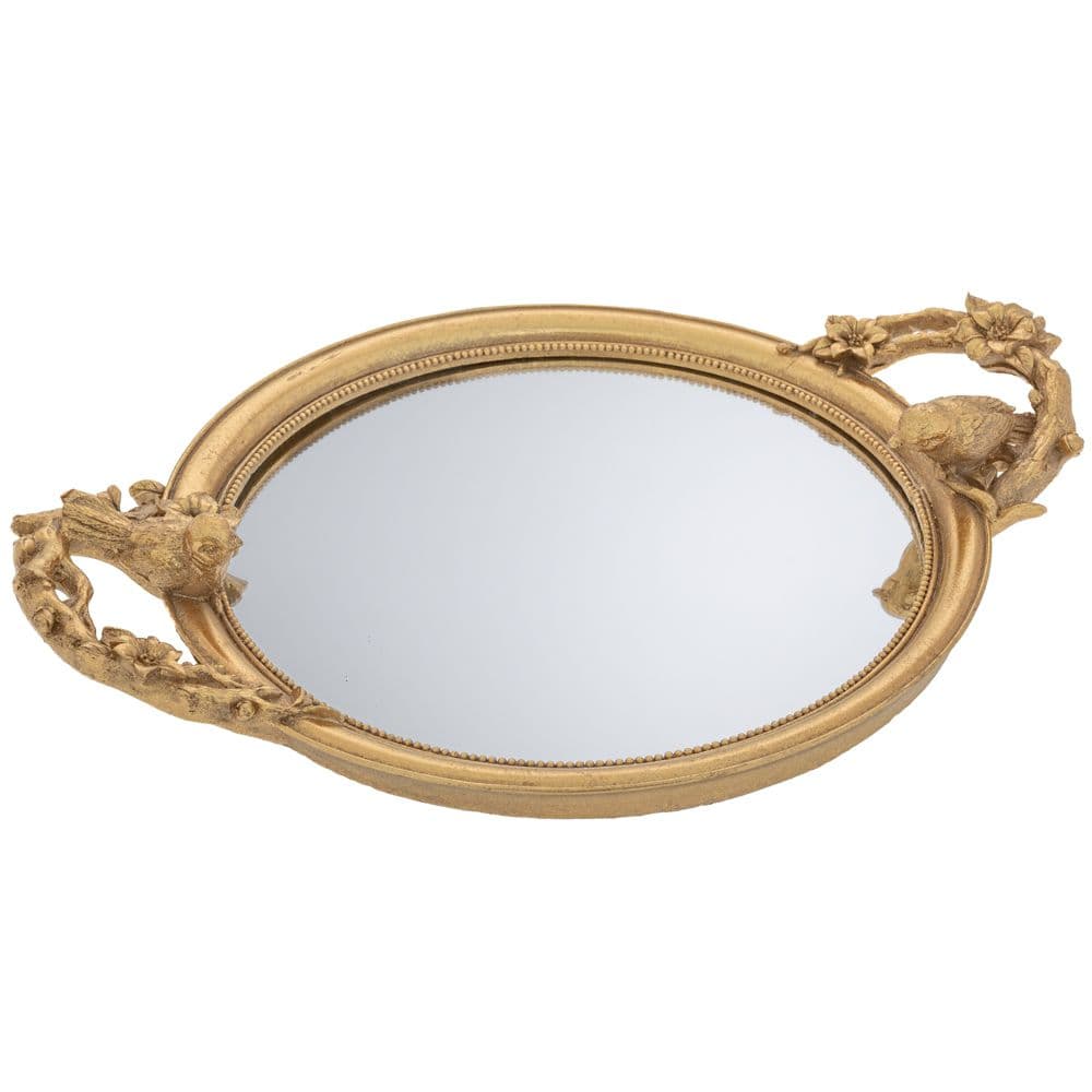 Tava Gold din Rasina cu Oglinda 36x26x5cm