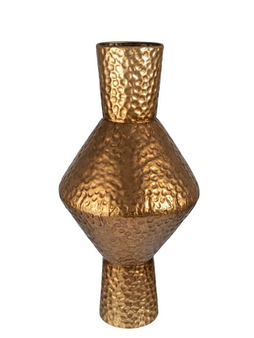 Vaza Antique Gold din Metal D25x51cm