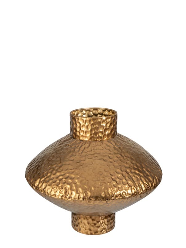 Vaza Antique Gold din Metal D33x29cm