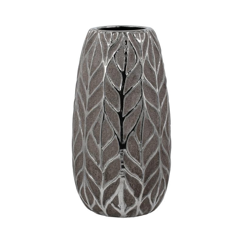Vaza Antique Silver din Ceramica D14x25cm