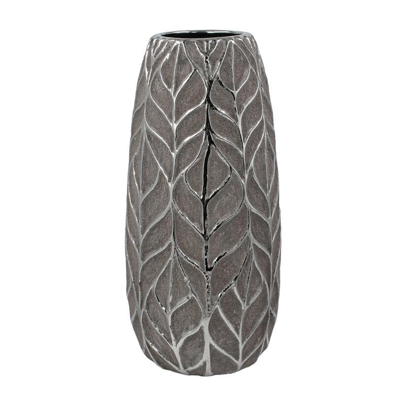 Vaza Antique Silver din Ceramica D15x32cm