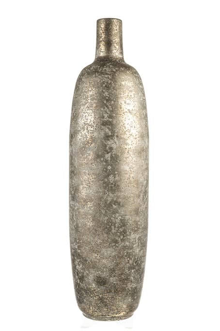 Vaza Antique Silver din Metal D20x71cm