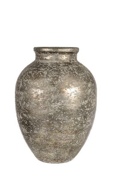 Vaza Antique Silver din Metal D26x36cm