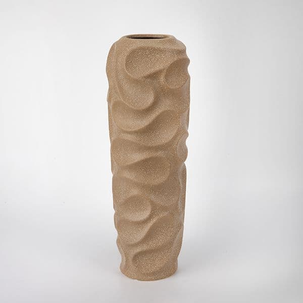 Vaza Beige din Portelan D15x44cm
