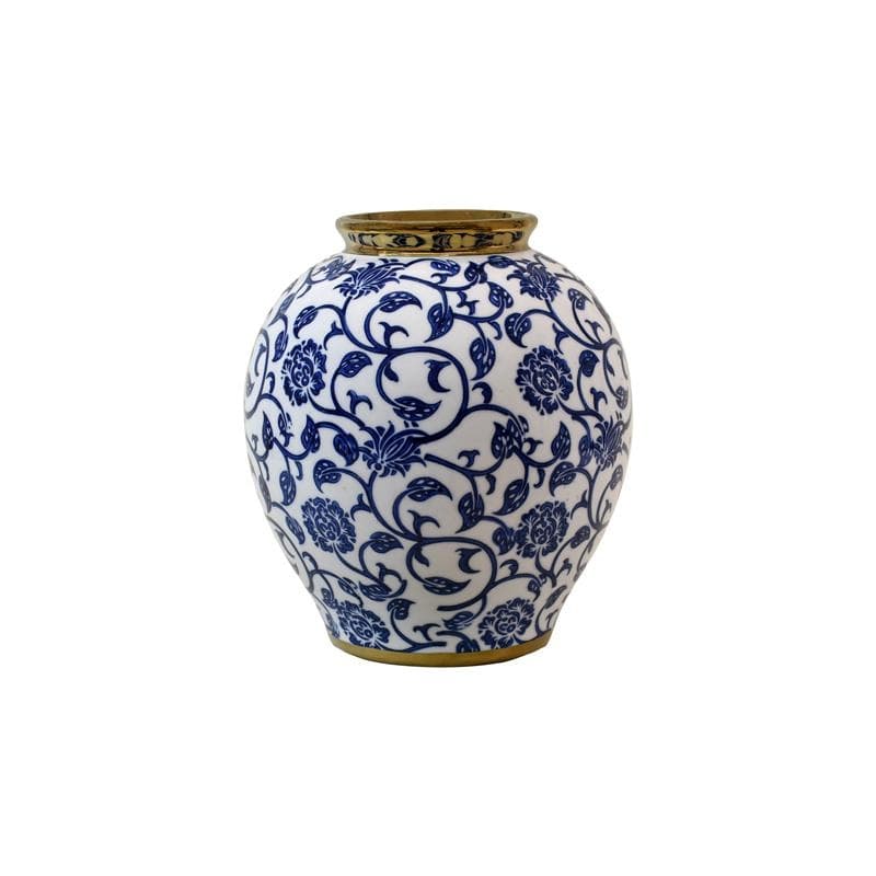 Vaza Blue White din Ceramica D18x21cm
