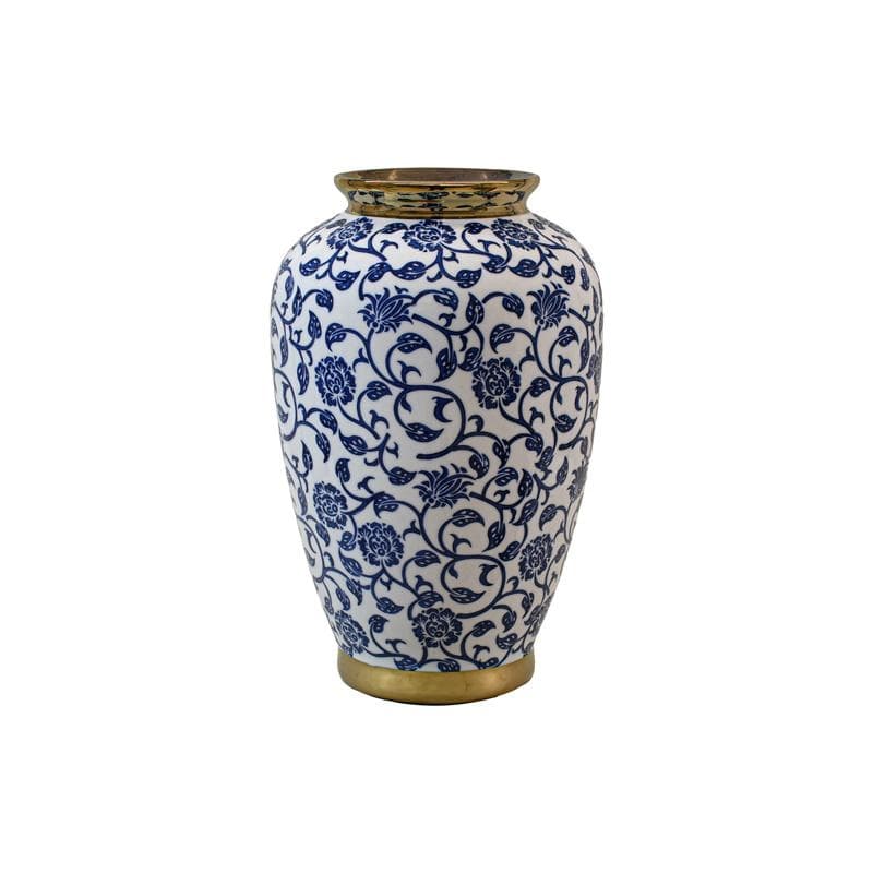 Vaza Blue White din Ceramica D19x30cm