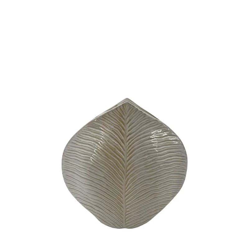 Vaza Cream Beige din Ceramica 20x6x20cm