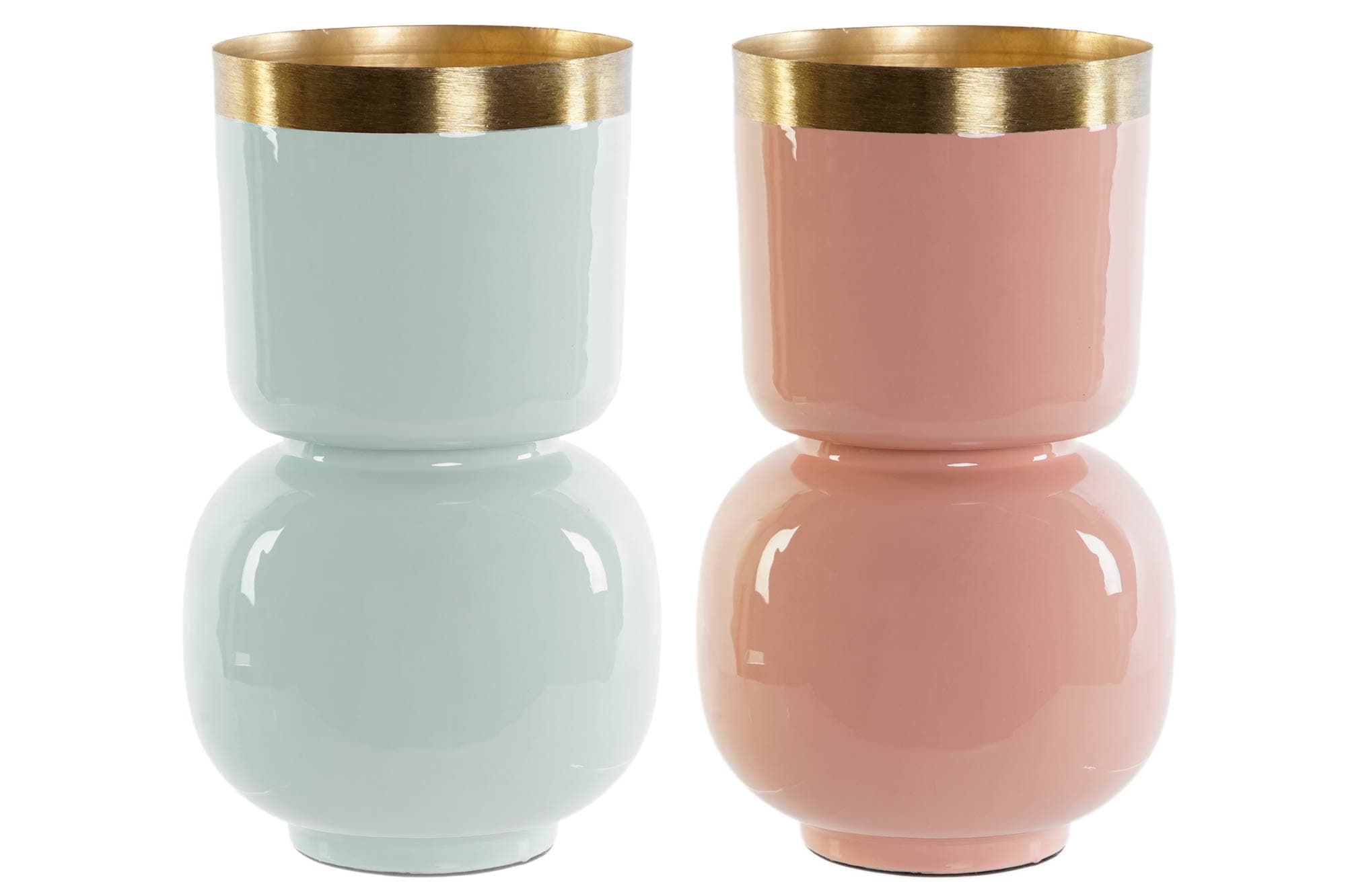 Vaza Golden din Metal D18x31cm