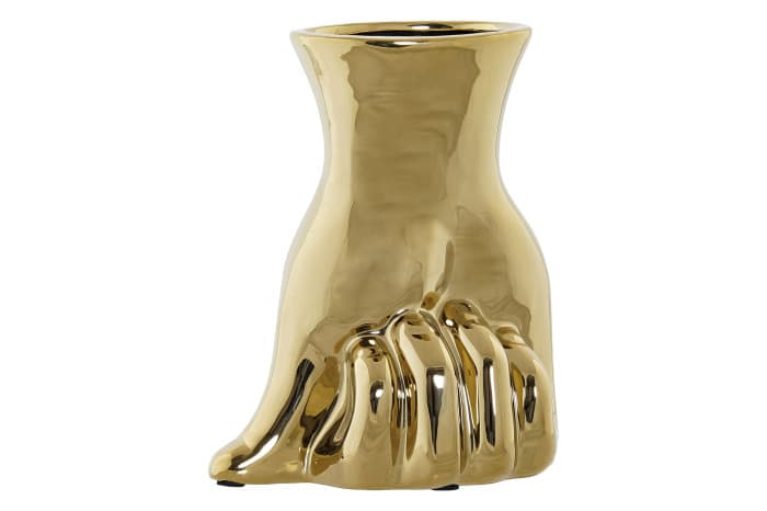Vaza Golden Hand din Ceramica 17x12x21cm