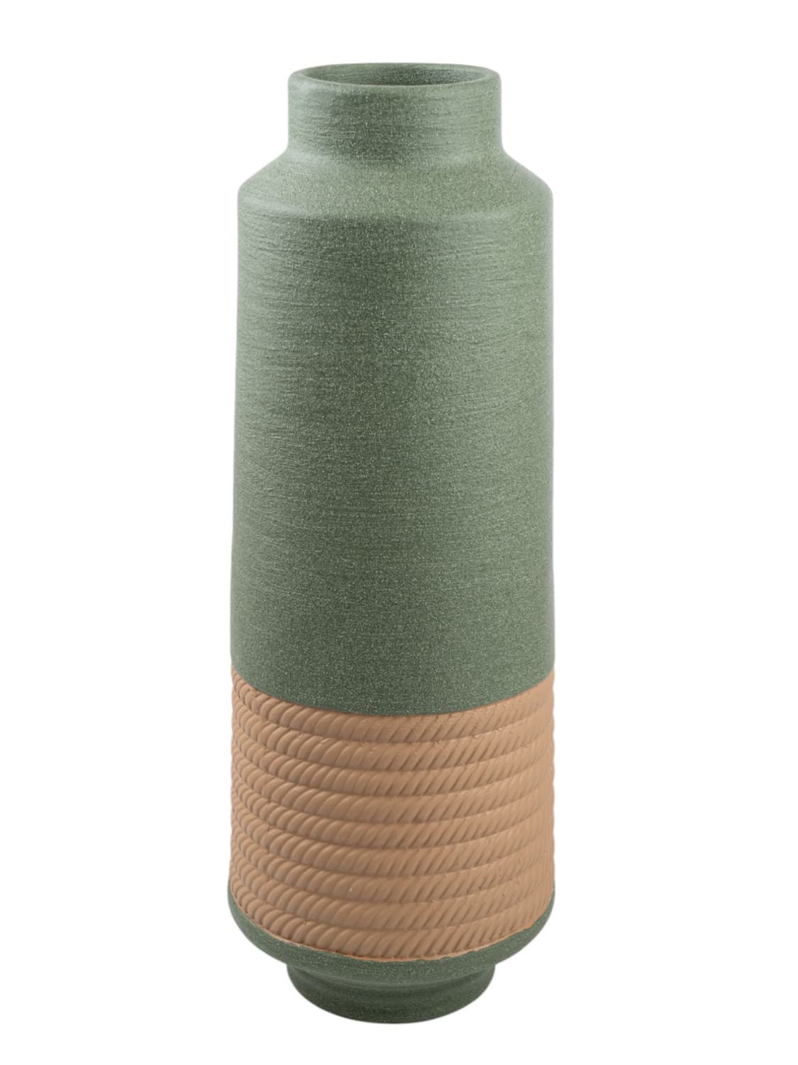 Vaza Green Brown din Ceramica D16x44cm