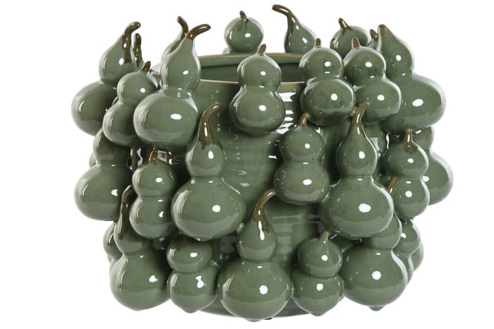 Vaza Green Pumpkins din Ceramica D30x23cm