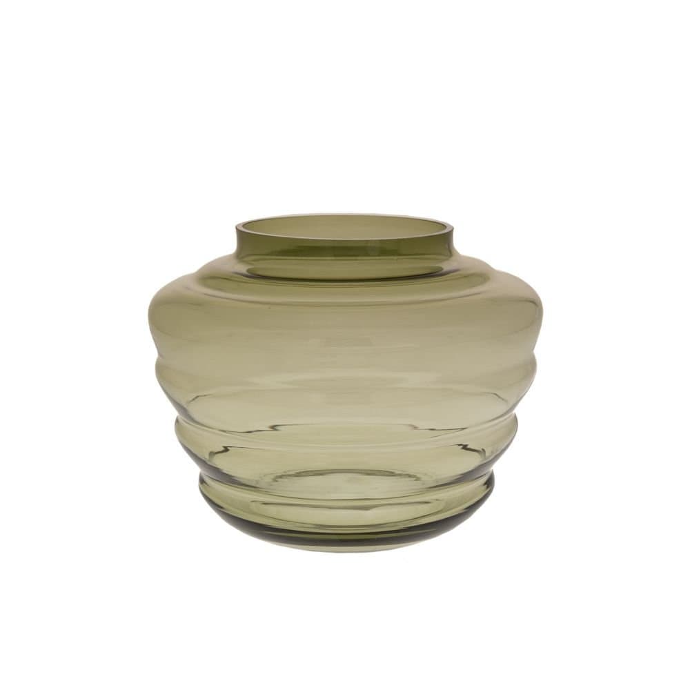 Vaza Grey din Sticla D28x21cm