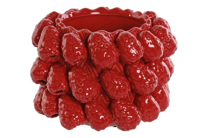 Vaza Red Berries din Ceramica D23x16cm